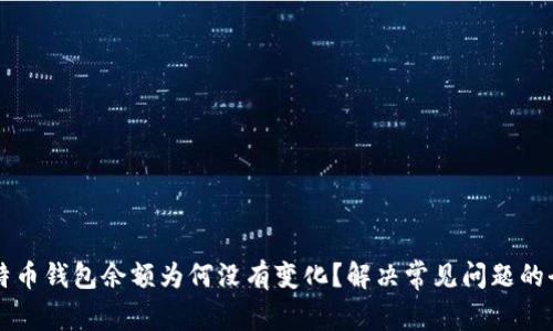我的比特币钱包余额为何没有变化？解决常见问题的全面指南