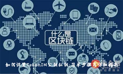 如何设置TokenIM公钥私钥：简单步骤与详细指南
