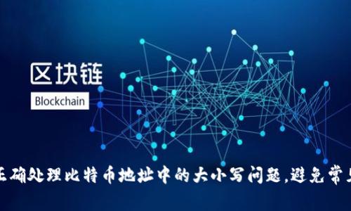如何正确处理比特币地址中的大小写问题，避免常见错误
