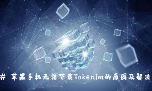 ### 苹果手机无法下载Tokenim的原因及解决方案