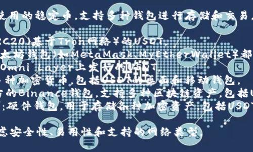 USDT（泰达币）是一种广泛使用的稳定币，支持多种钱包进行存储和交易。常见的USDT钱包名称包括：

1. **TronLink**：适用于TRC20（基于Tron网络）的USDT。
2. **ERC20钱包**：许多以太坊钱包（如MetaMask、MyEtherWallet）都支持ERC20版的USDT。
3. **Omni Wallet**：支持Omni Layer上发行的USDT。
4. **Exodus**：一种支持多种加密货币，包括USDT的桌面和移动钱包。
5. **Trust Wallet**：官方的Binance钱包，支持多种区块链资产，包括USDT。
6. **Ledger 和 Trezor**：硬件钱包，用于存储各种加密资产，包括USDT。

选择合适的钱包时，建议考虑安全性、易用性和支持的网络类型。